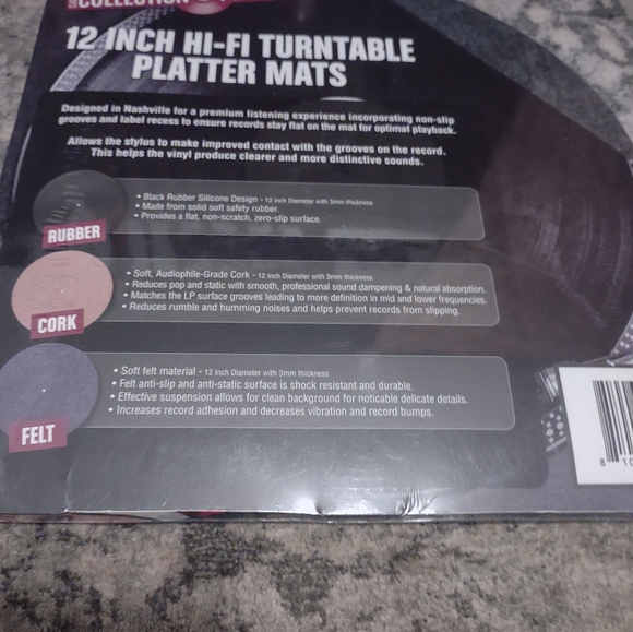 HI-FI turntable Platter mats - Picture 2 of 2